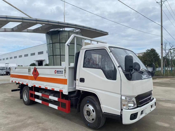 國六江鈴藍牌4.2米氣瓶運輸車